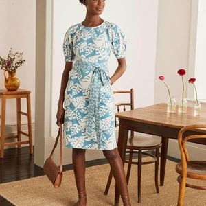 Boden Amanda Banana Leaf Dress NWT